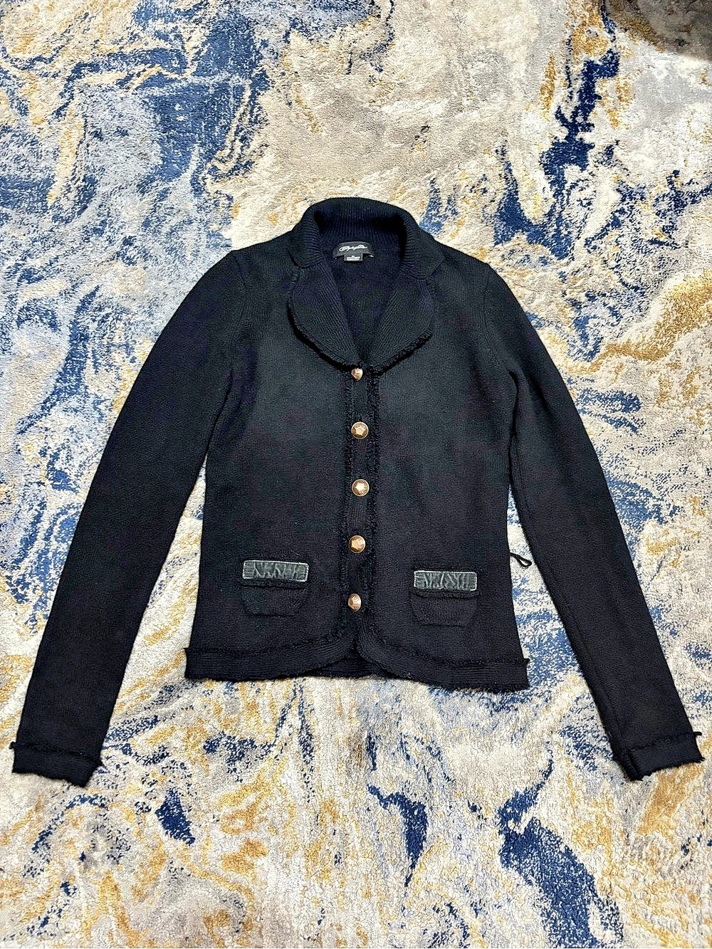 Christopher Fischer Cashmere Cardigan in Black Size XS Like New